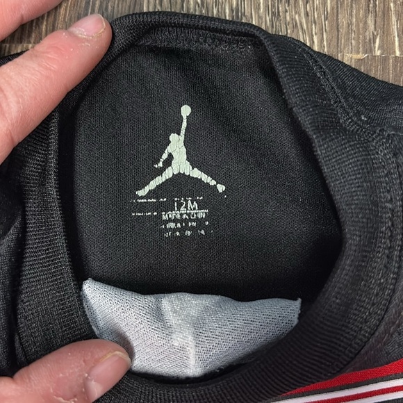 Jordan Kids Red and Black Tank Top and Shorts Set size 12 months - Picture 7 of 10